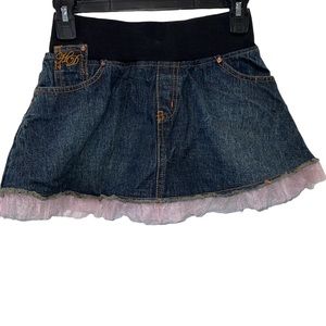 Stuff by Hillary Duff Girl’s Jean Skort Sz M